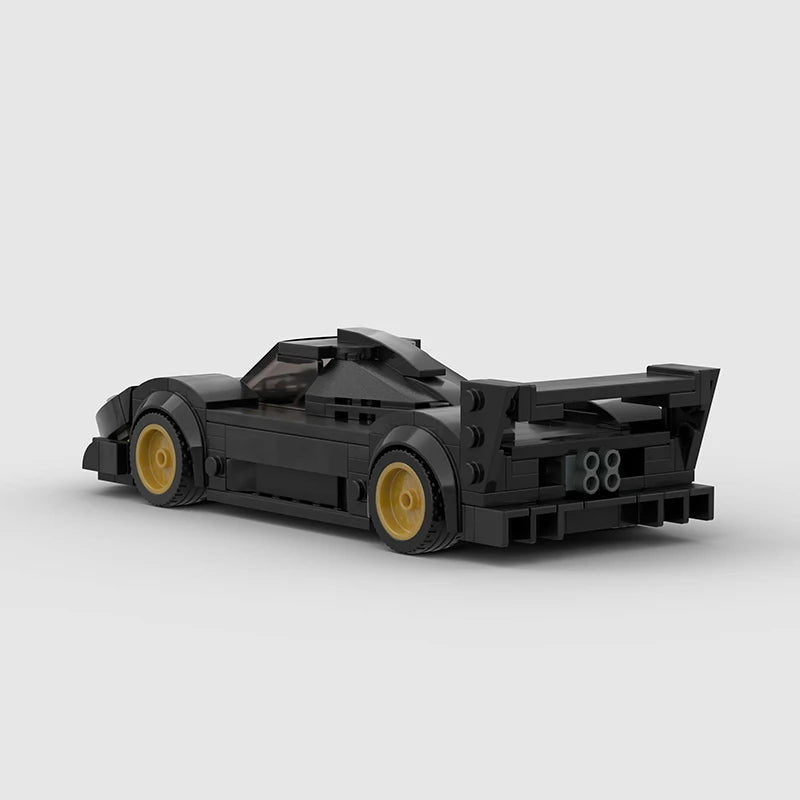 MOC Racer City Sports Vehicle Building Blocks Set - Creative Educational Toy for Boys