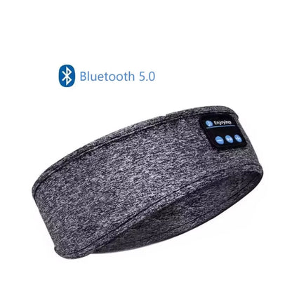 Bluetooth 5.0 Earphones Sports Sleeping Headband Elastic Wireless Headphones Music Eye Mask Wireless Headset Headband