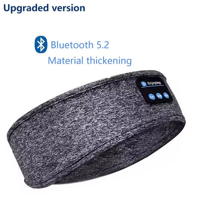 Bluetooth 5.0 Earphones Sports Sleeping Headband Elastic Wireless Headphones Music Eye Mask Wireless Headset Headband